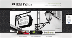 Desktop Screenshot of hotelpatricia.fr