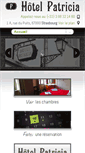 Mobile Screenshot of hotelpatricia.fr